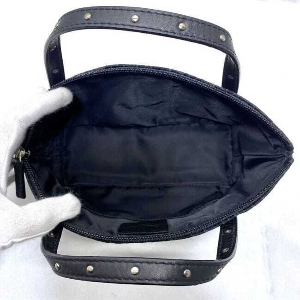 Christian Dior Handbag Black Silver Trotter Bag Accessory Clutch All over Plate - Picture 8 of 8